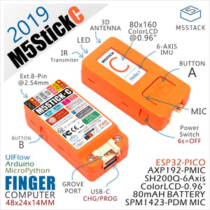 New Arrival ! 2019 M5StickC ESP32 PICO Mini IoT Development Board Finger Computer with Color LCD